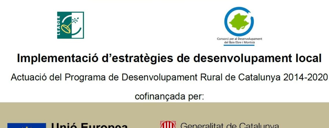 Programa desenvolupament rural de Catalunya 2014/2020